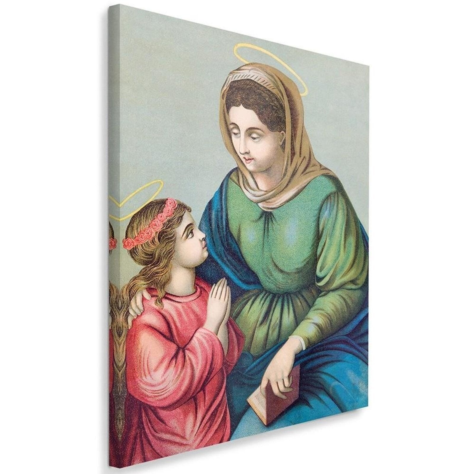 Obraz na płótnie, Św. Anna i mała Matka Boska 70x100