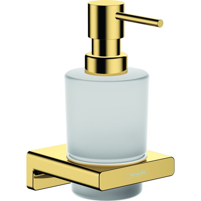 HANSGROHE Distributeur de savon liquide aspect doré poli AddStoris