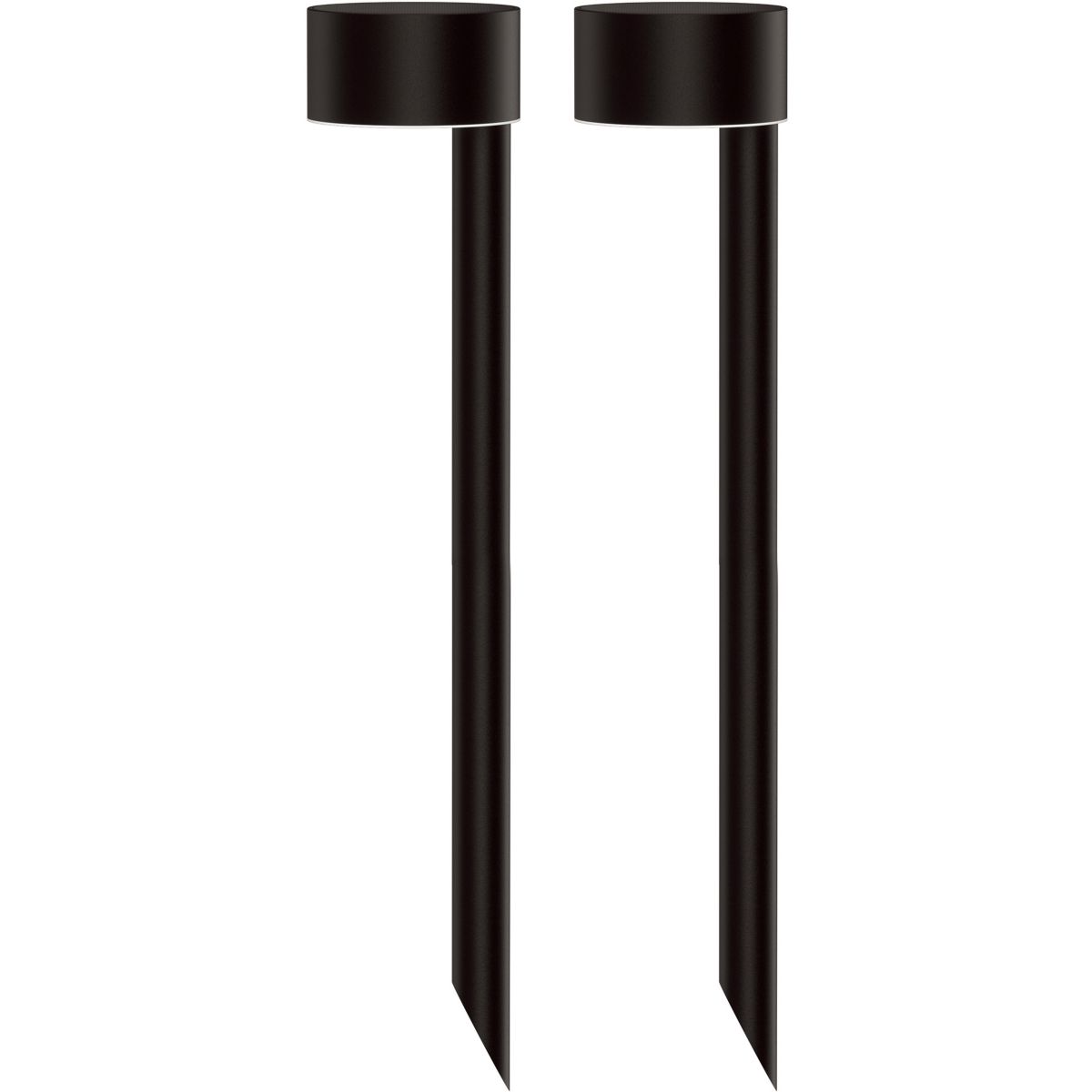 2 lampy solarne naziemne FORTY H30CM