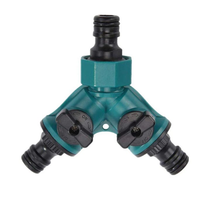 MILAIUN Doppio Raccordo Per Tubo Da Giardino Distributore D'acqua MILAIUN Doppio Raccordo Per Tubo Da Giardino Distributore D'acqua