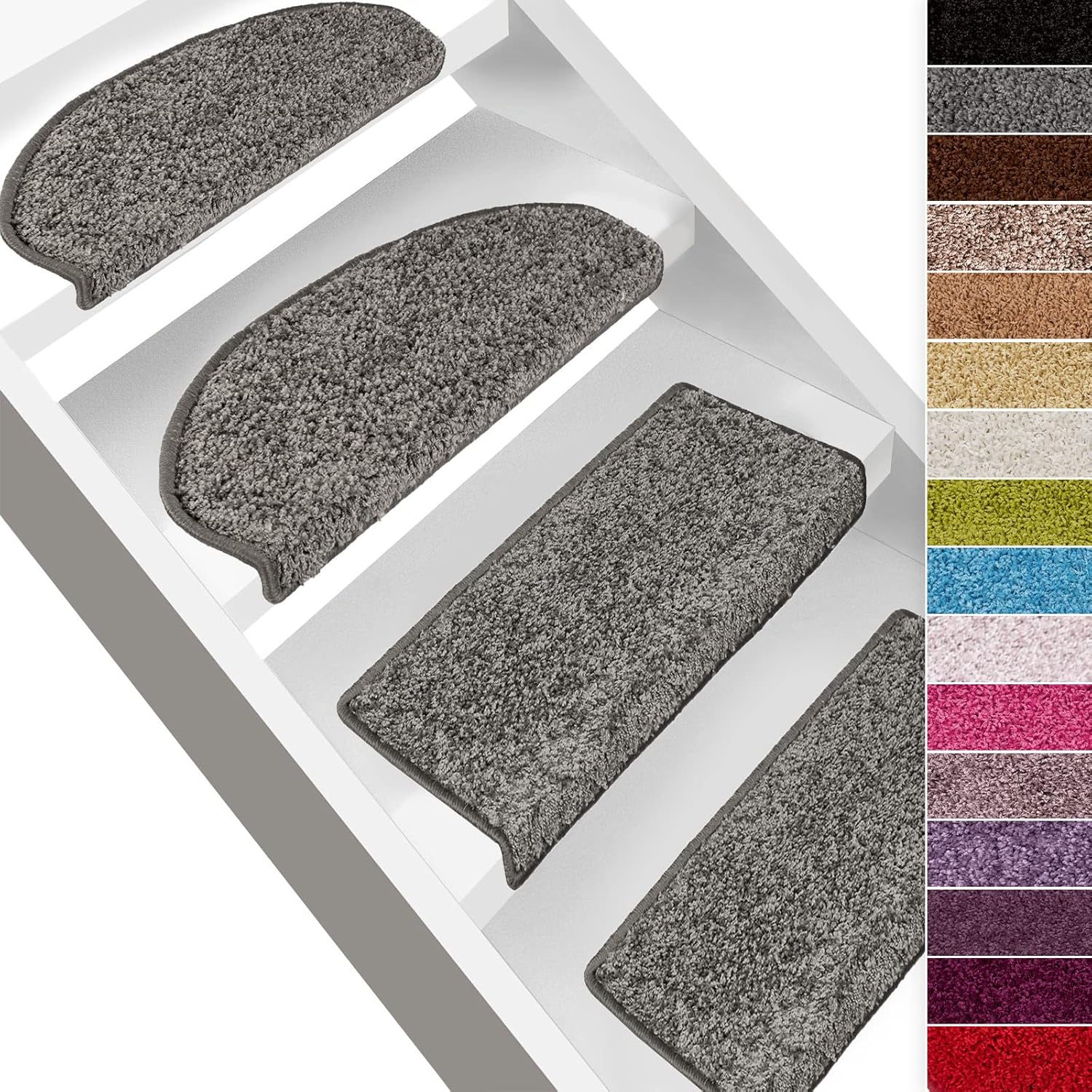 KARAT >Tapis d'escalier Bali Beige Rectangulaire 23,5 x 65 cm | Leroy