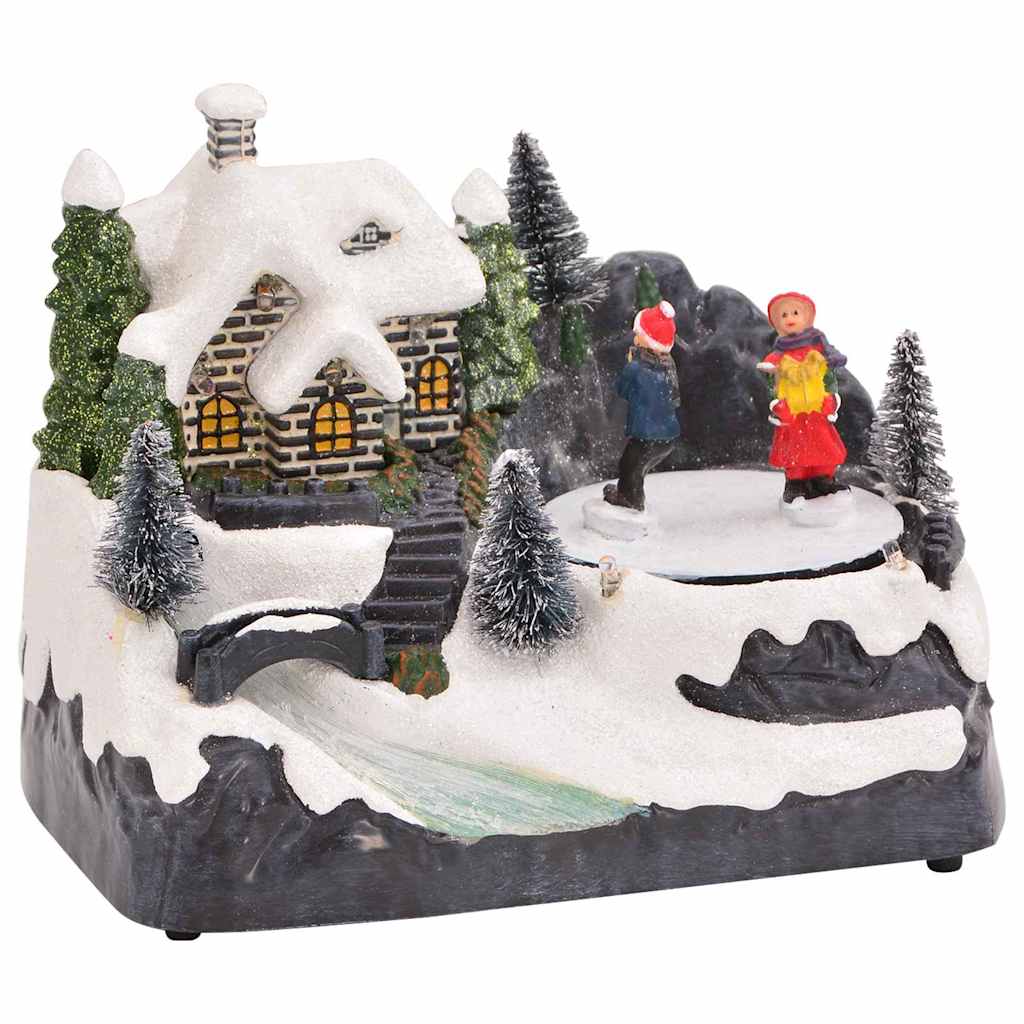 Décor de table de Noël Multicolore 16 x 11,5 x 13 cm Plastique | Leroy ...