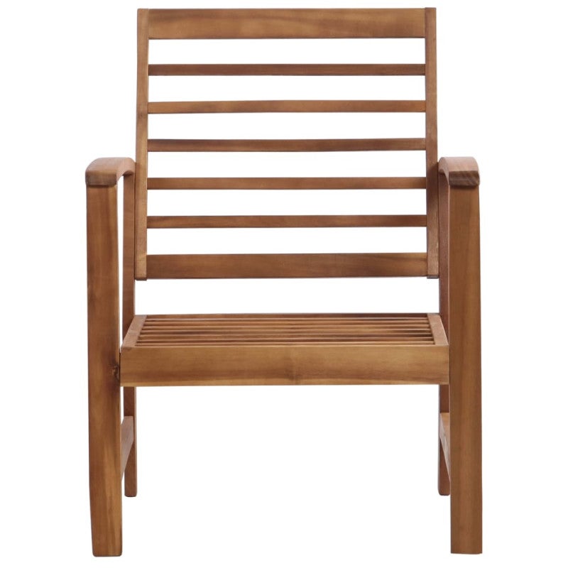 Salon de jardin 4 pcs Bois d acacia solide - 4