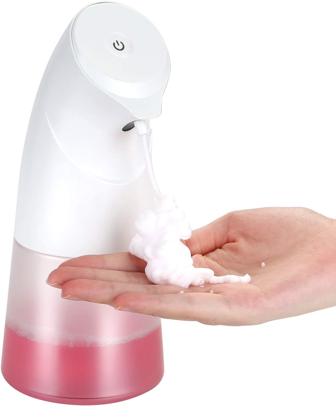 Dozownik mydła, bezdotykowy dozownik mydła w pianie, bezdotykowy, nablatowy dozownik mydła 450 ml, automatyczna pompka mydła