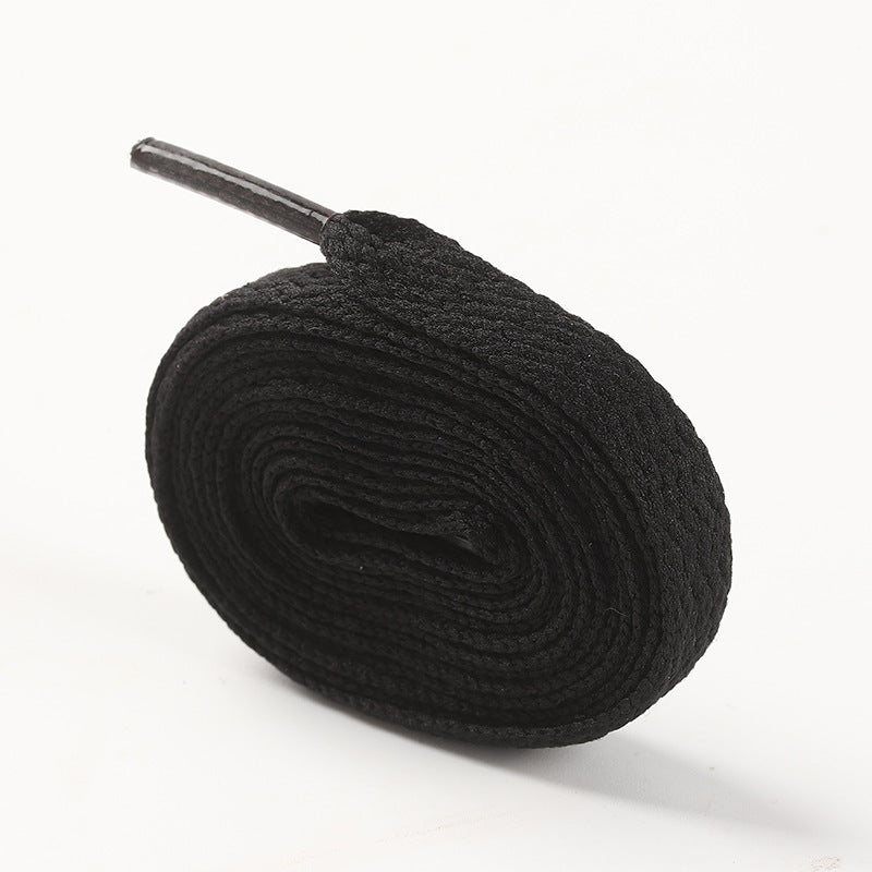 Lacets KIWI Noirs Plats - 180 Cm (1 Paire) - Neuf