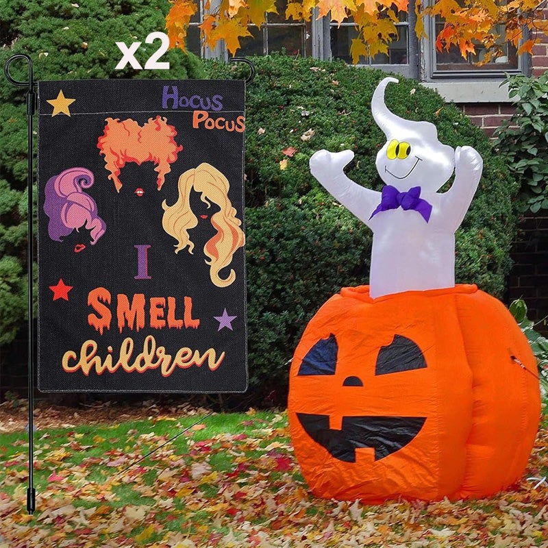 Drapeau De Jardin De Couronne De Plantes Impression Recto-verso Drapeau De Décoration Extérieure