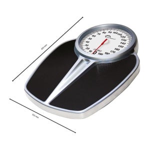 Bilancia Pesapersone Meccanica Dictrolux 130 Kg &ndash; Classica In Nero E Bianco, Nuova