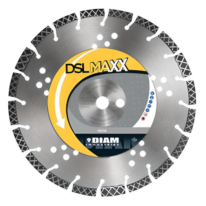 Disque diamant Ø125 mm à croisillons - DIAM INDUSTRIES DSLMAXX125/22 - 2