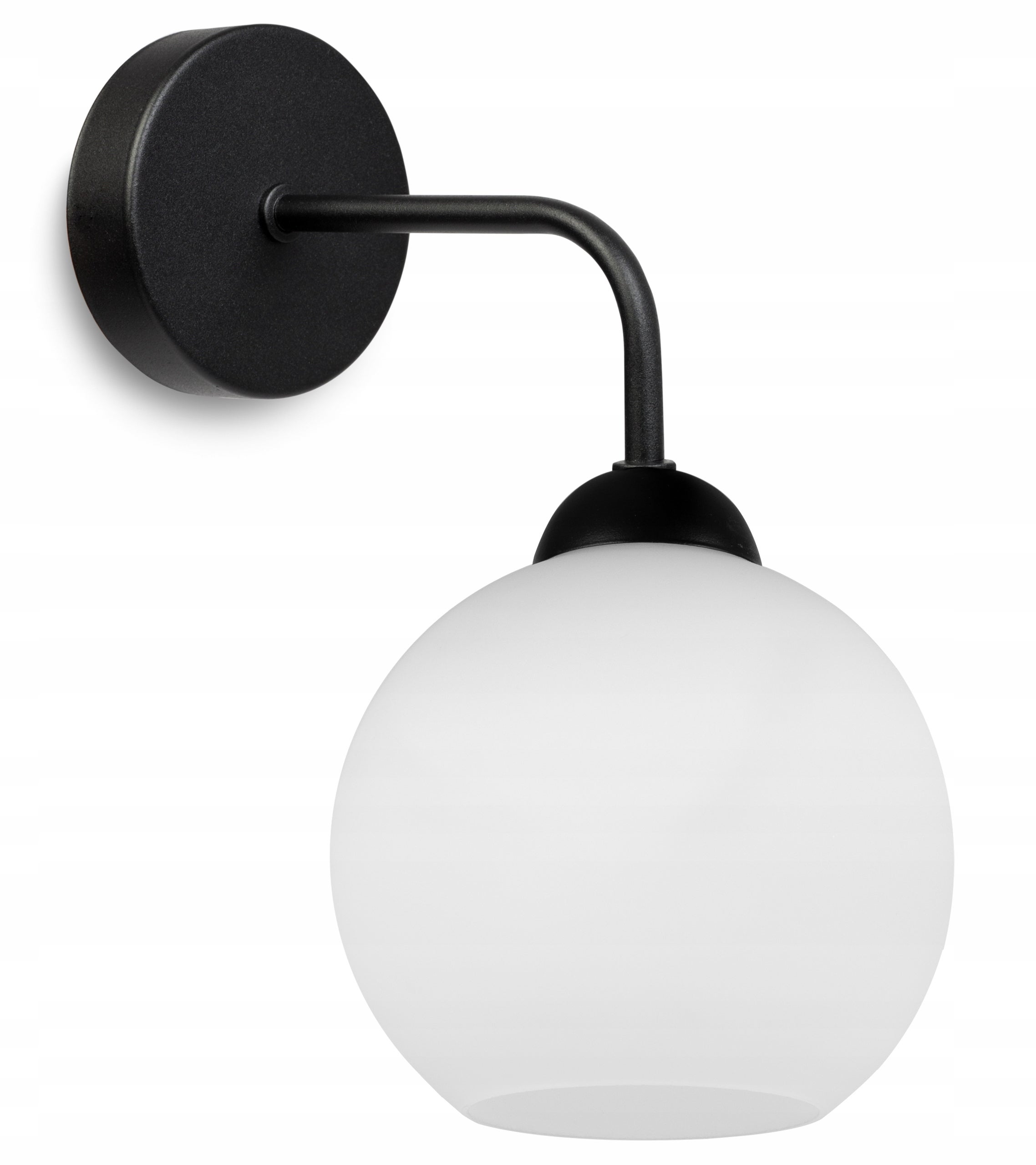 Lampa kinkiet ścienny Eliza modern 1xE27 klosz kula biała Light Home LH