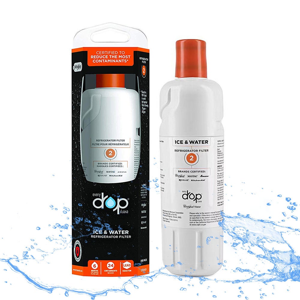 2 Filtres à Eau Ilauke Pour Réfrigérateur + 4 Accessoires – Charbon Actif CE