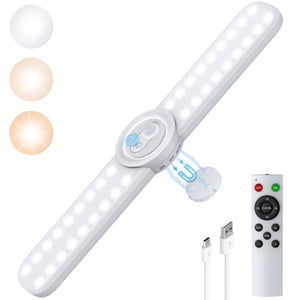 Luci LED Per Armadio Ricaricabili - Con Telecomando, RGB Multicolore, Magnetiche - Illuminazione Interna Senza Fili - Foto 6