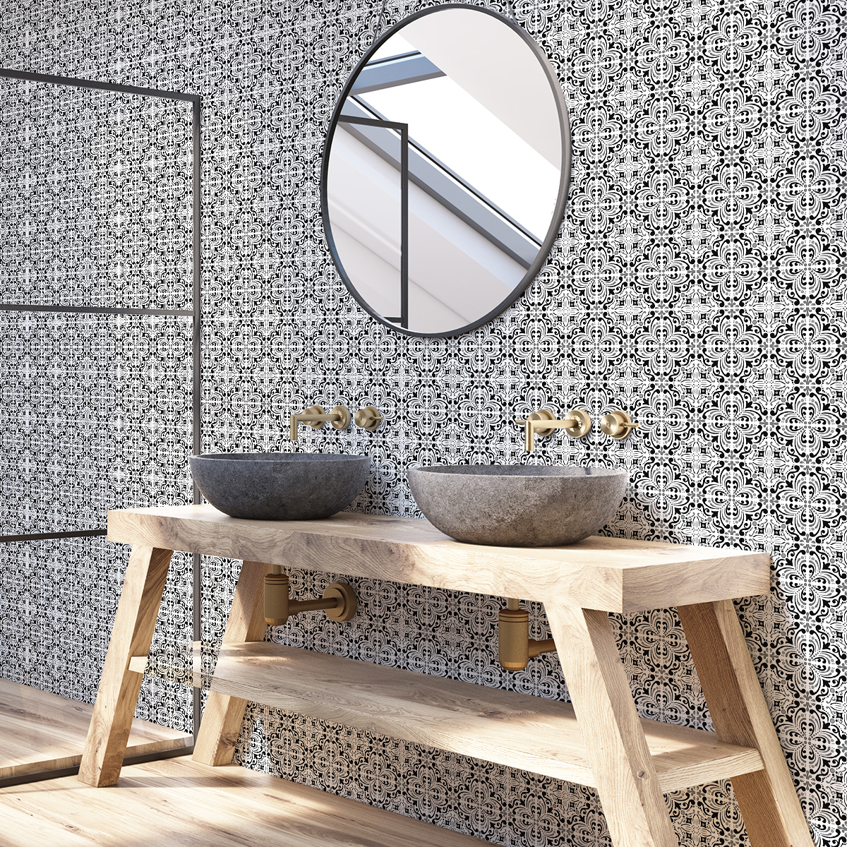 30 vinilo baldosas azulejos lucinia - adhesivo de pared - revestimiento sticker mural decorativo - 30stickers10x10cm