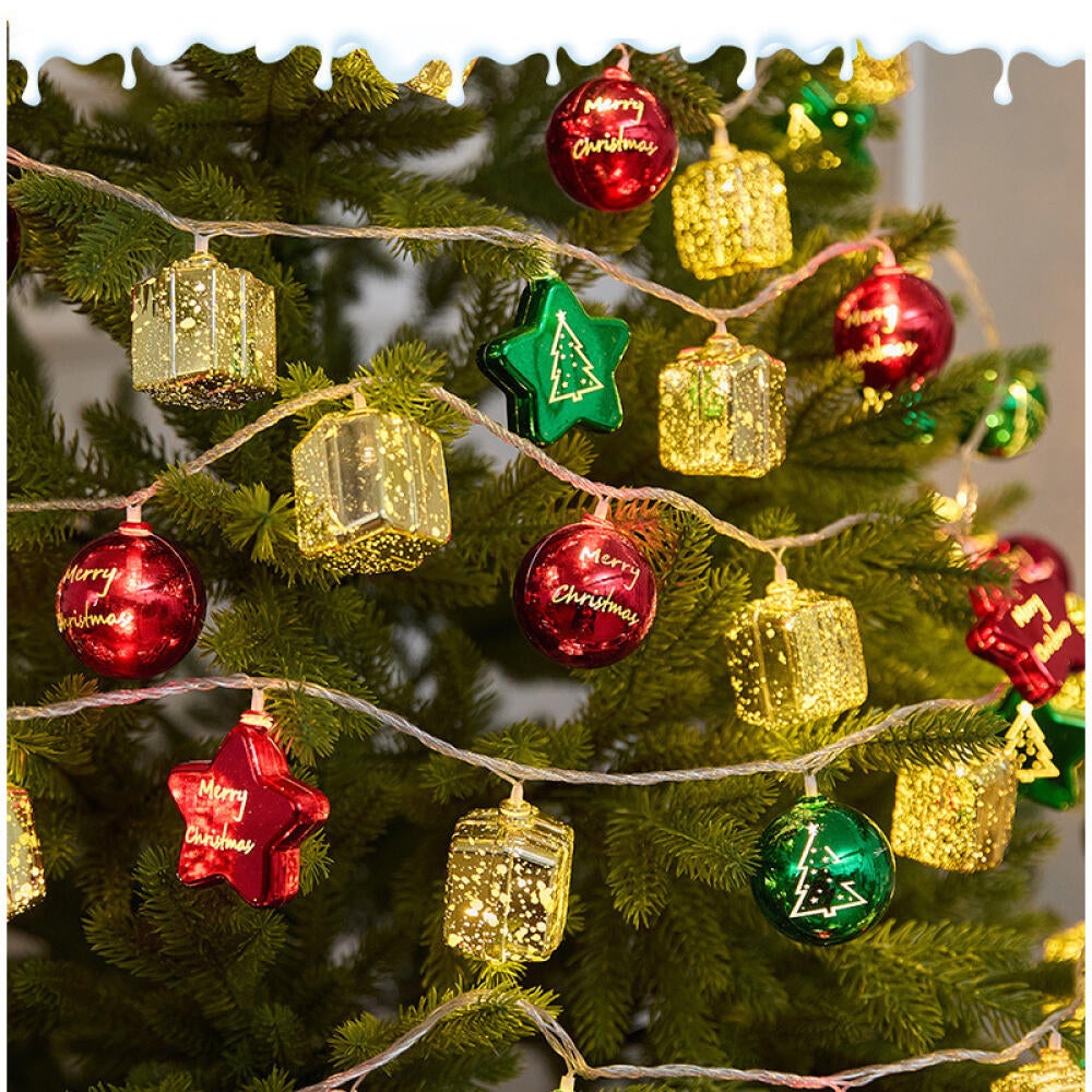 Guirlande électrique De Noël 116 Lampes Multicolores Clignotantes - Vintage
