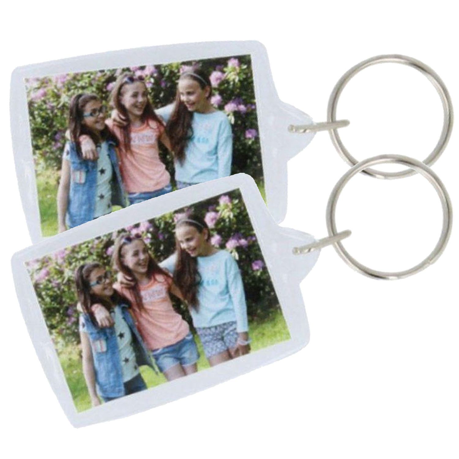 Porte-clés Transparent - Coeur - Cache Village