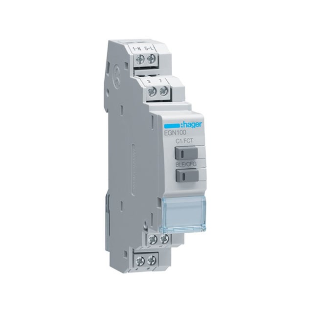 HAGER EGN100 | Programmatore multifunzione a 1 via con Bluetooth