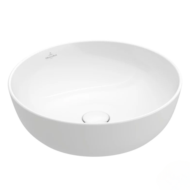 Vasque ronde à poser VILLEROY ET BOCH Artis Stone White CeramicPlus