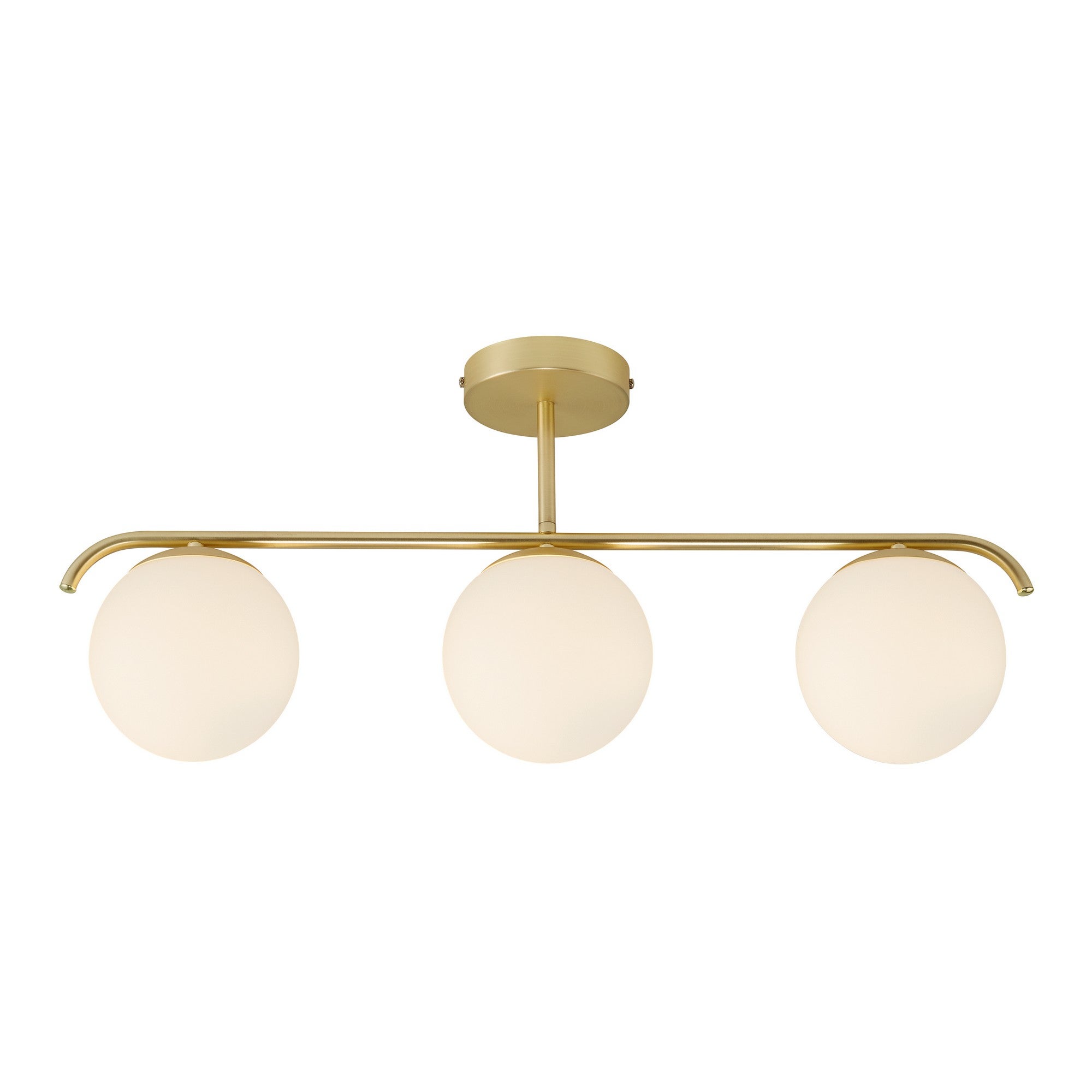 Suspension GRANT 3-Spot Verrerie Laiton, H.29.23 - IP20 - E14 /Nordlux Intérieur - 3