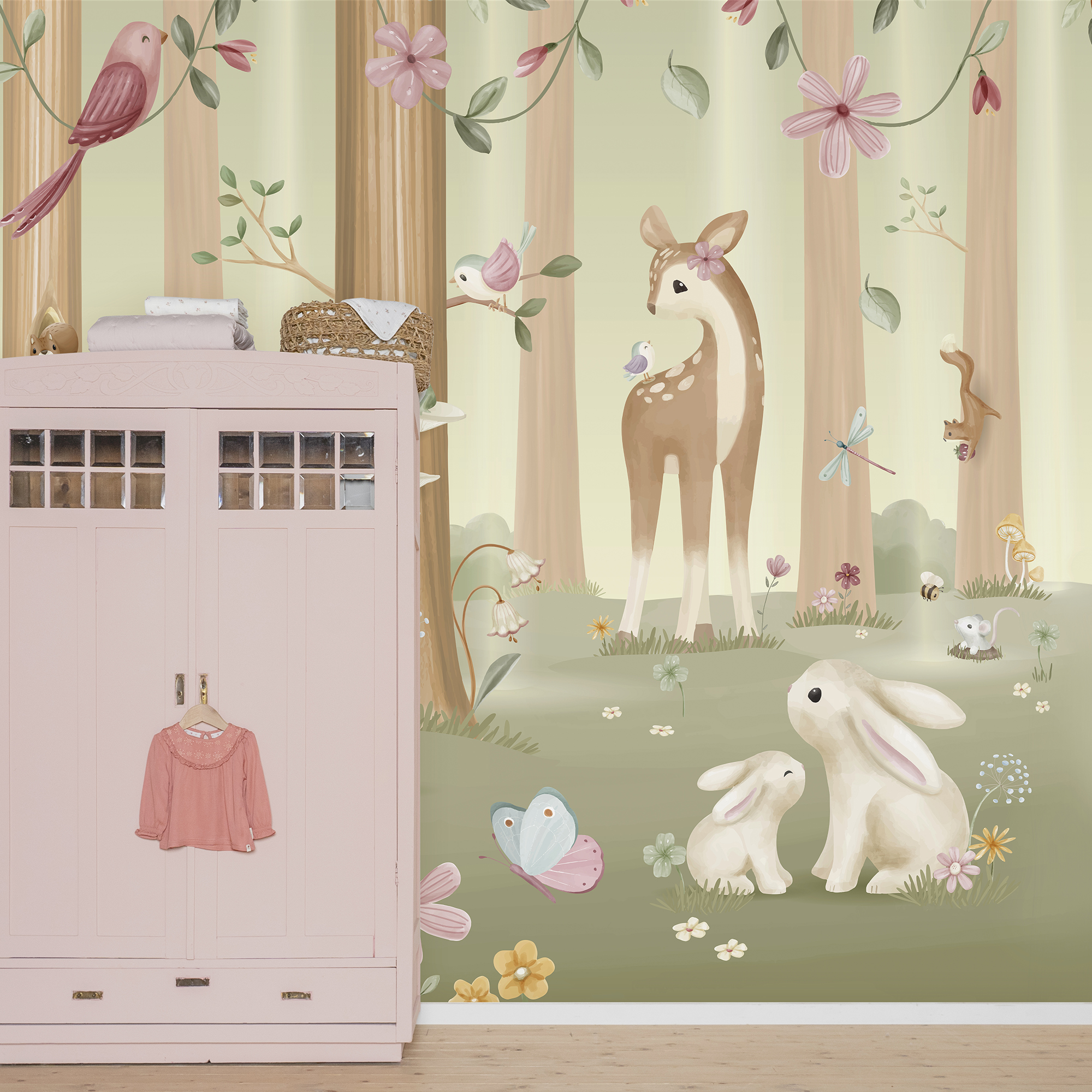 Little Dutch Fototapetę Fairy Garden 280 cm x 300 cm