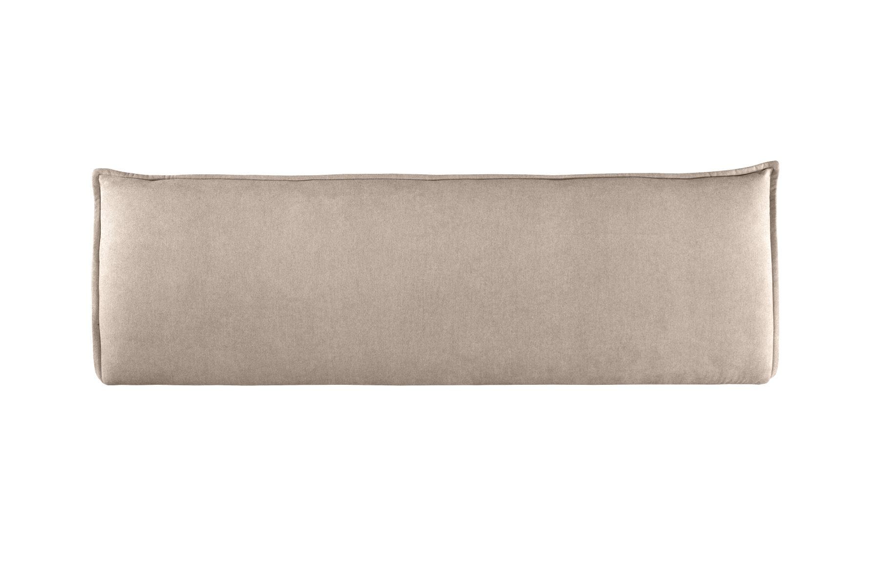 Tête de lit 160 - AGORA Tapissée Microfibre 160x50x7 - Beige | Leroy Merlin
