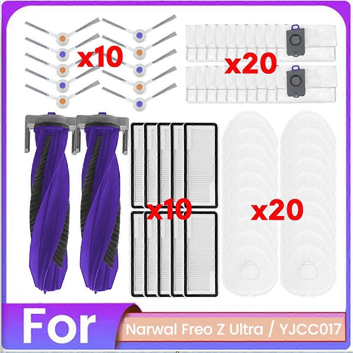 Kit de 62 pièces comprenant brosse, filtre, sac à poussière et chiffon — free download
