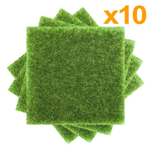 Tapis Pelouse Synthetique Exterieur 15Cm Faux Gazon Exterieur Fausse Pelouse Ideale Pour Decor DIY Micro Paysage Et Maison