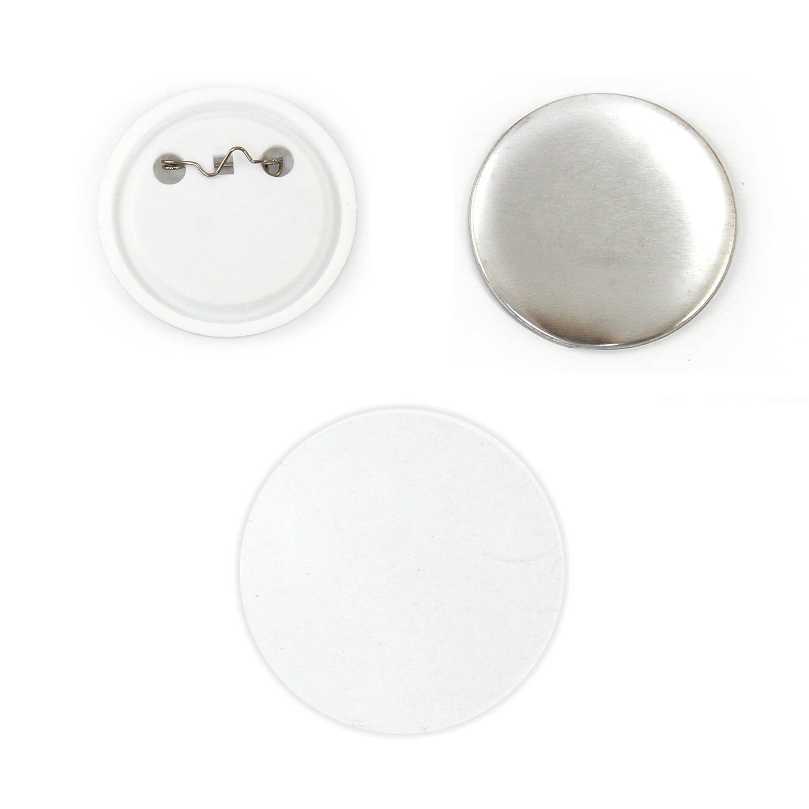Monstershop Pixmax, 100 Componentes 58Mm Para Máquina De Hacer Chapas Personalizadas Accesorio Prensa Insignias Hacer Blancos , Leroy Merlin
