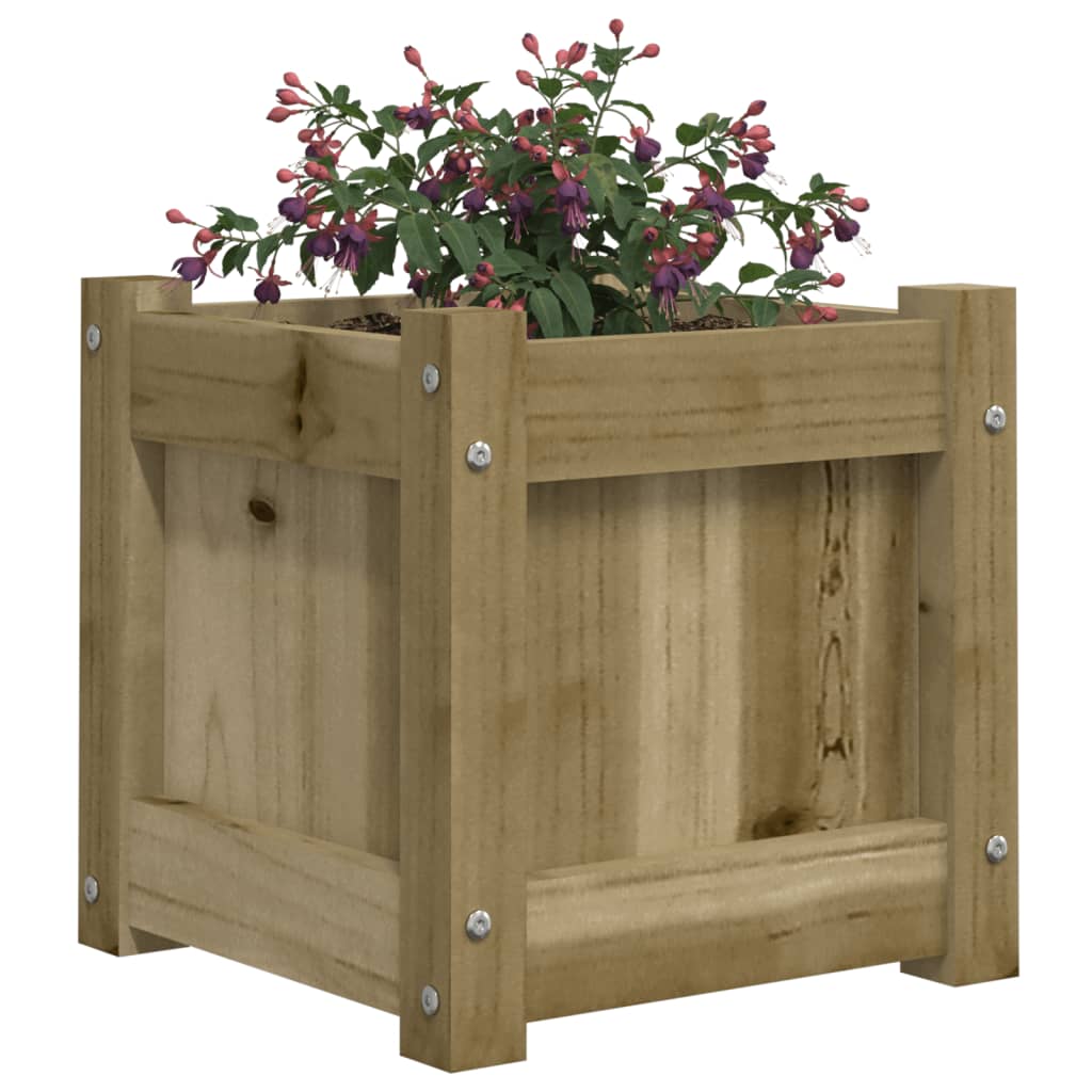 vidaXL Jardinières 2 pcs bois de pin imprégné - 4