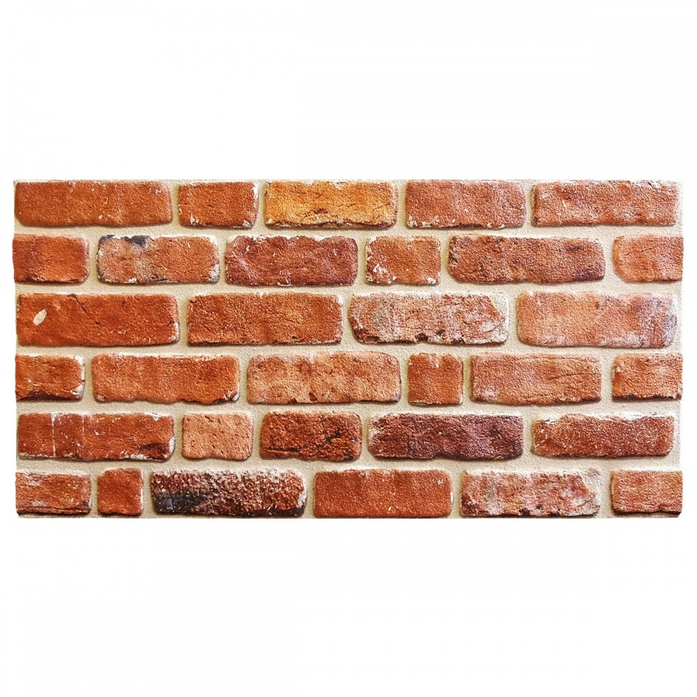 CHIMENEA - Panel Símil Ladrillo en EPS Resinado Medidas 100x50 cm Espesor 2 cm - 2