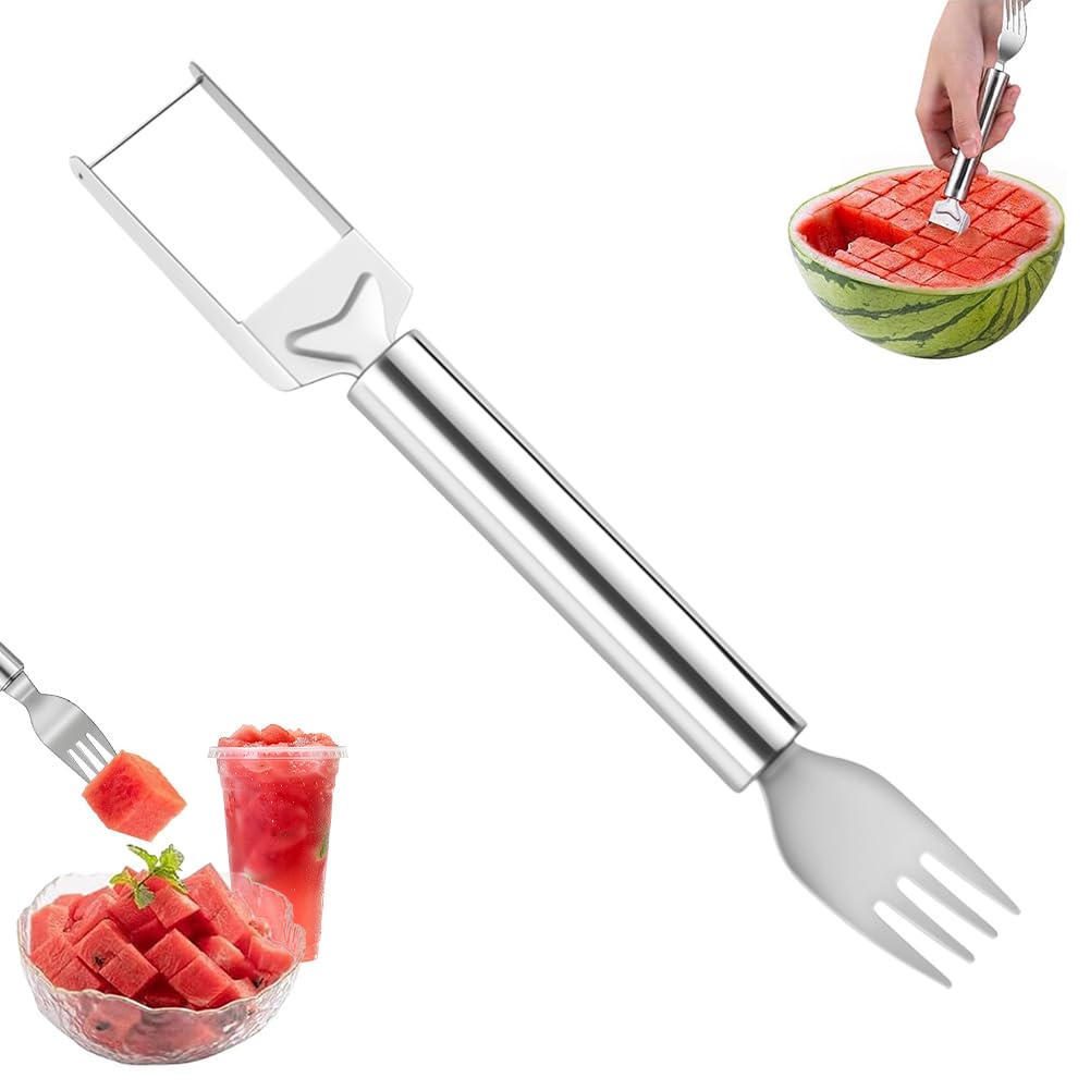 Trancheuse à pastèque, trancheuse à fruits en acier inoxydable, trancheuse à melon