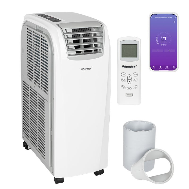 Klimatyzator przenośny 5,4 kW Warmtec Morso+ KP54W osuszacz Wi-Fi do 60 m² 4w1
