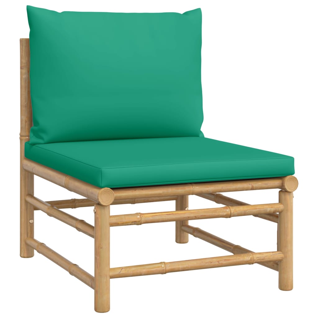 Salon bas de jardin en Polyester Vert 2 personnes - 7
