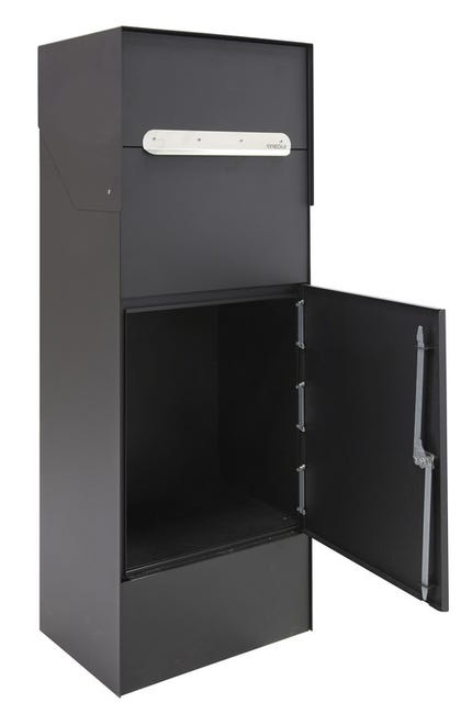 Cestino rotondo in acciaio nero opaco da 240 L | Leroy Merlin Cestino rotondo in acciaio nero opaco da 240 L | Leroy Merlin