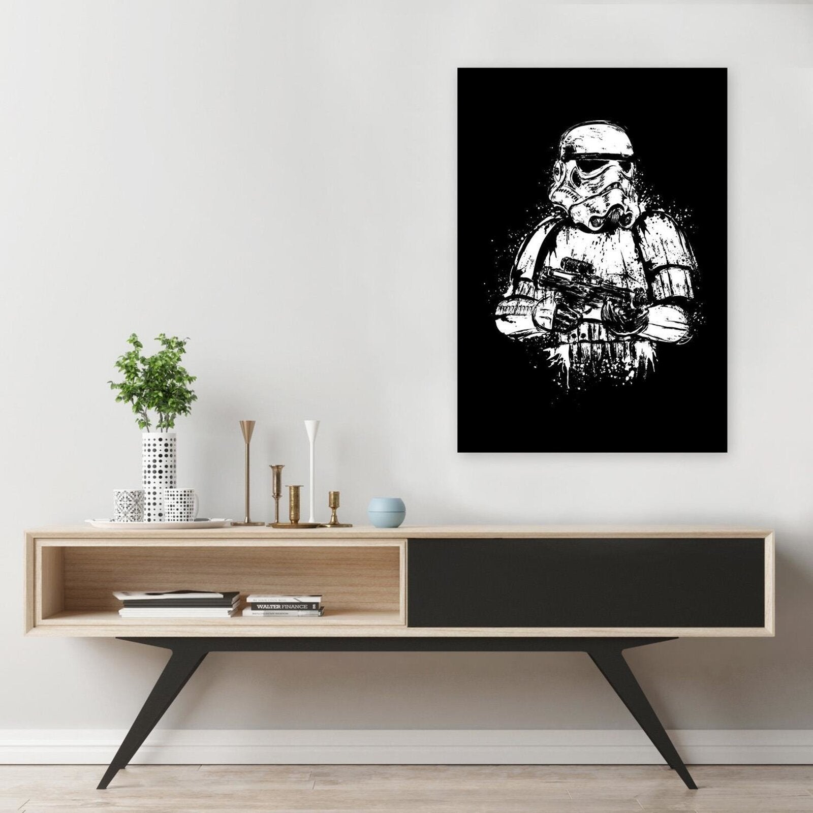 Tableau bois Star Wars Stormtrooper - 40 x 60 cm - 3
