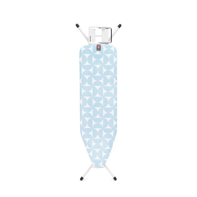 Bartnelli by Rorets - Asse da stiro classica con tecnologia brevettata EZ-Glide, realizzata in Europa, asse in ferro di alta qualità con poggiaperro, copertura a 4 strati, superficie 13 x 43, altezza Bartnelli by Rorets - Asse da stiro classica con tecnologia brevettata EZ-Glide, realizzata in Europa, asse in ferro di alta qualità con poggiaperro, copertura a 4 strati, superficie 13 x 43, altezza