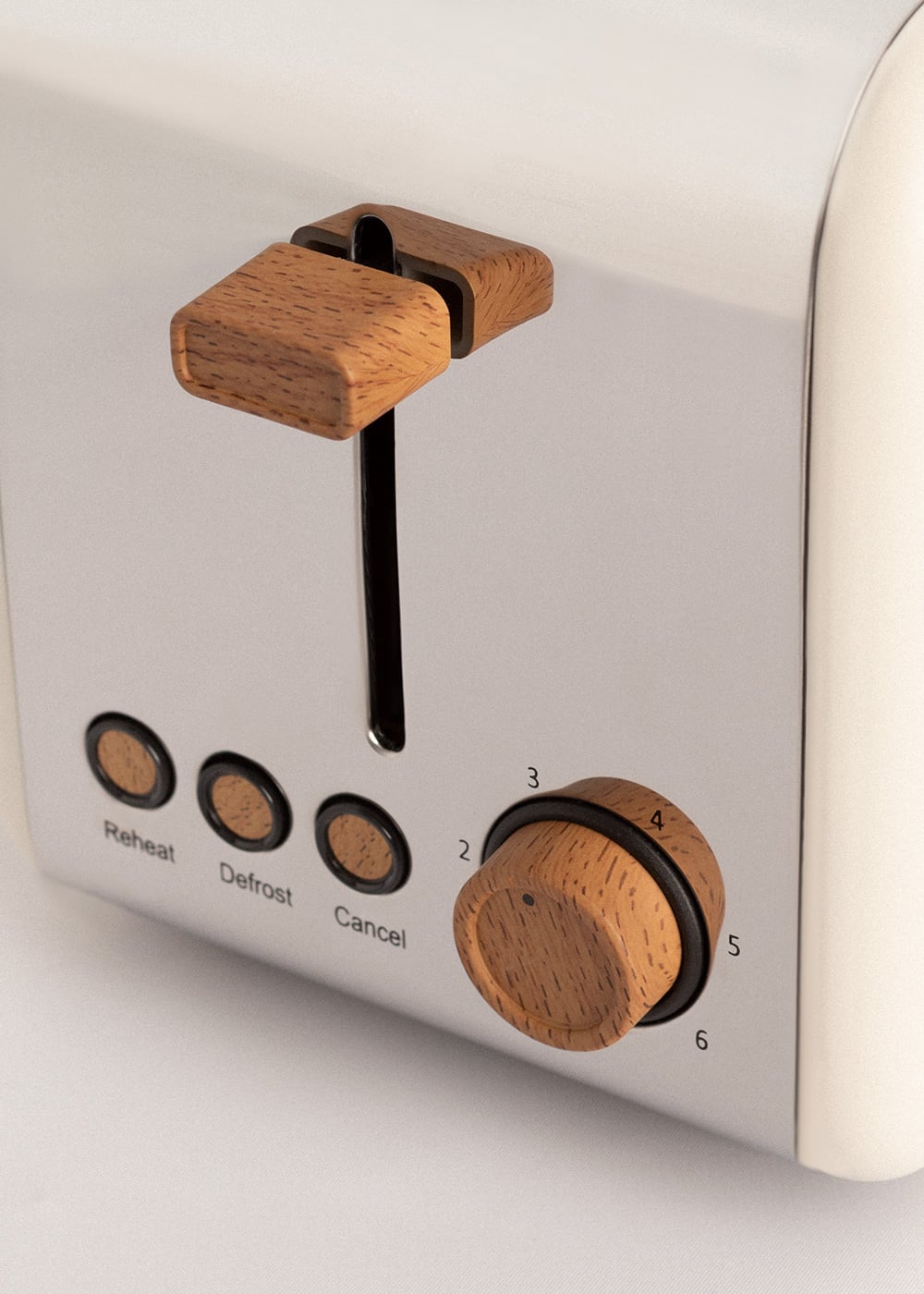 CREATE - Pack toster TOAST RETRO + czajnik elektryczny KETTLE RETRO - Blanc cassé - 7