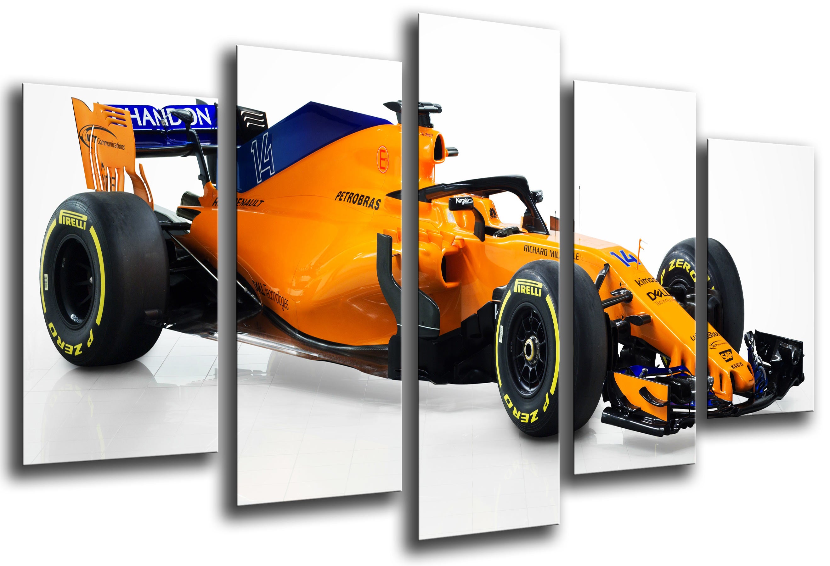 Poster Formule 1 Illustration Décoration Murale Sport Poster Déco Murale F1 - Impression 30x45 Cm - Style Sans Cadre - Pour Chambre, Bureau, Salon Décoration Chambre Couloir