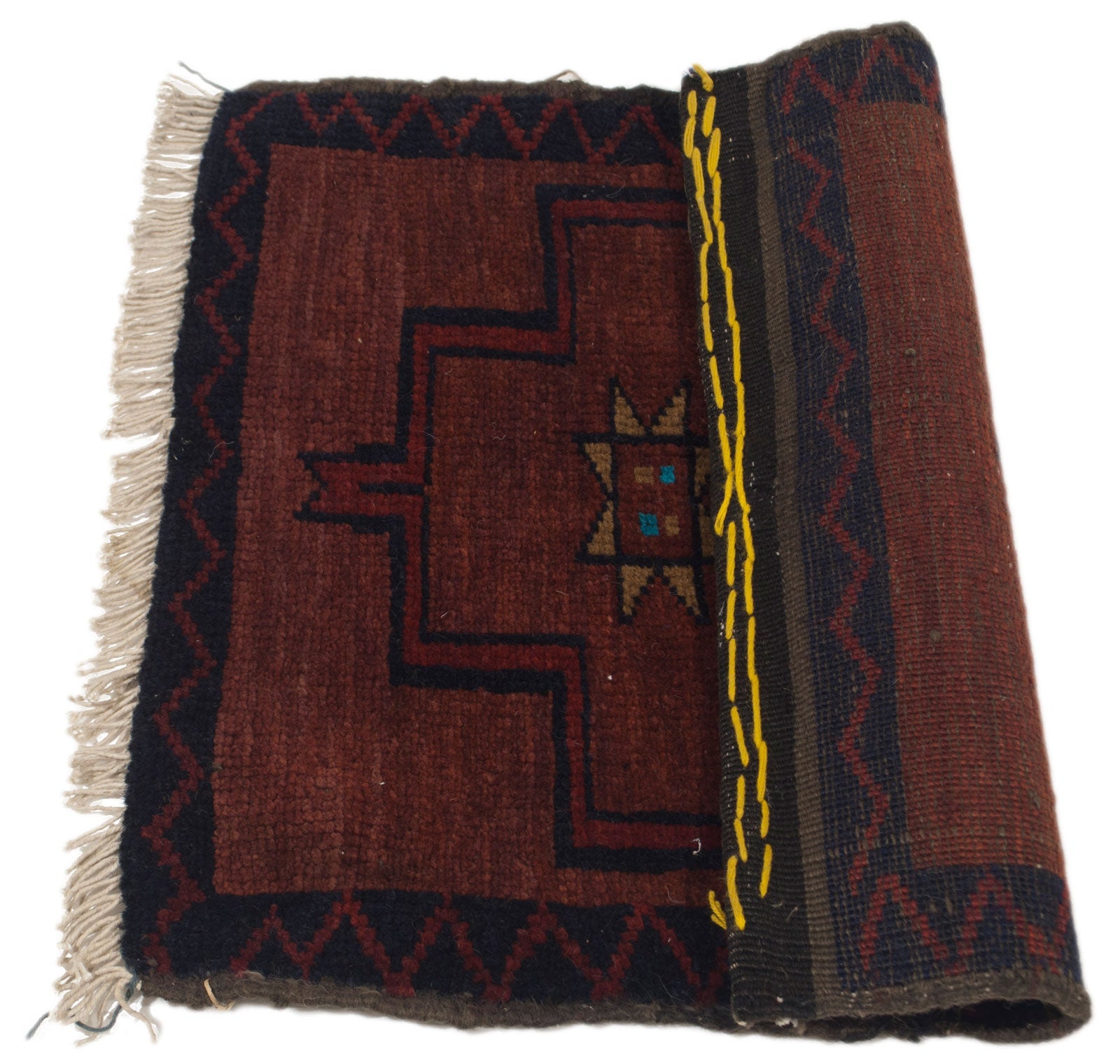 Oryginalny ręcznie robiony dywan orientalny, wymiary: 48x46 cm z certyfikatem autentyczności