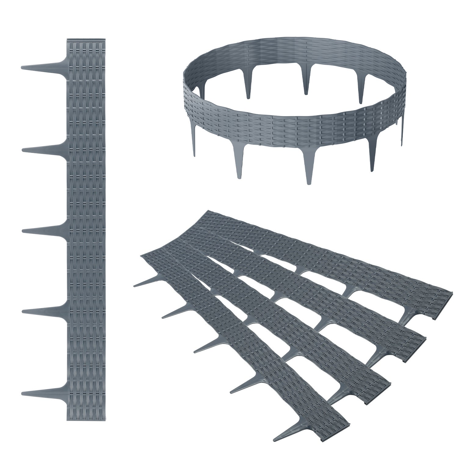 Bordi Per Giardino Bordi Per Prato Flessibili Bordi Per Aiuole In Plastica Dura Bordi Per Falciatura Giardinaggio 10m 10cm 2mm Marrone 90478967
