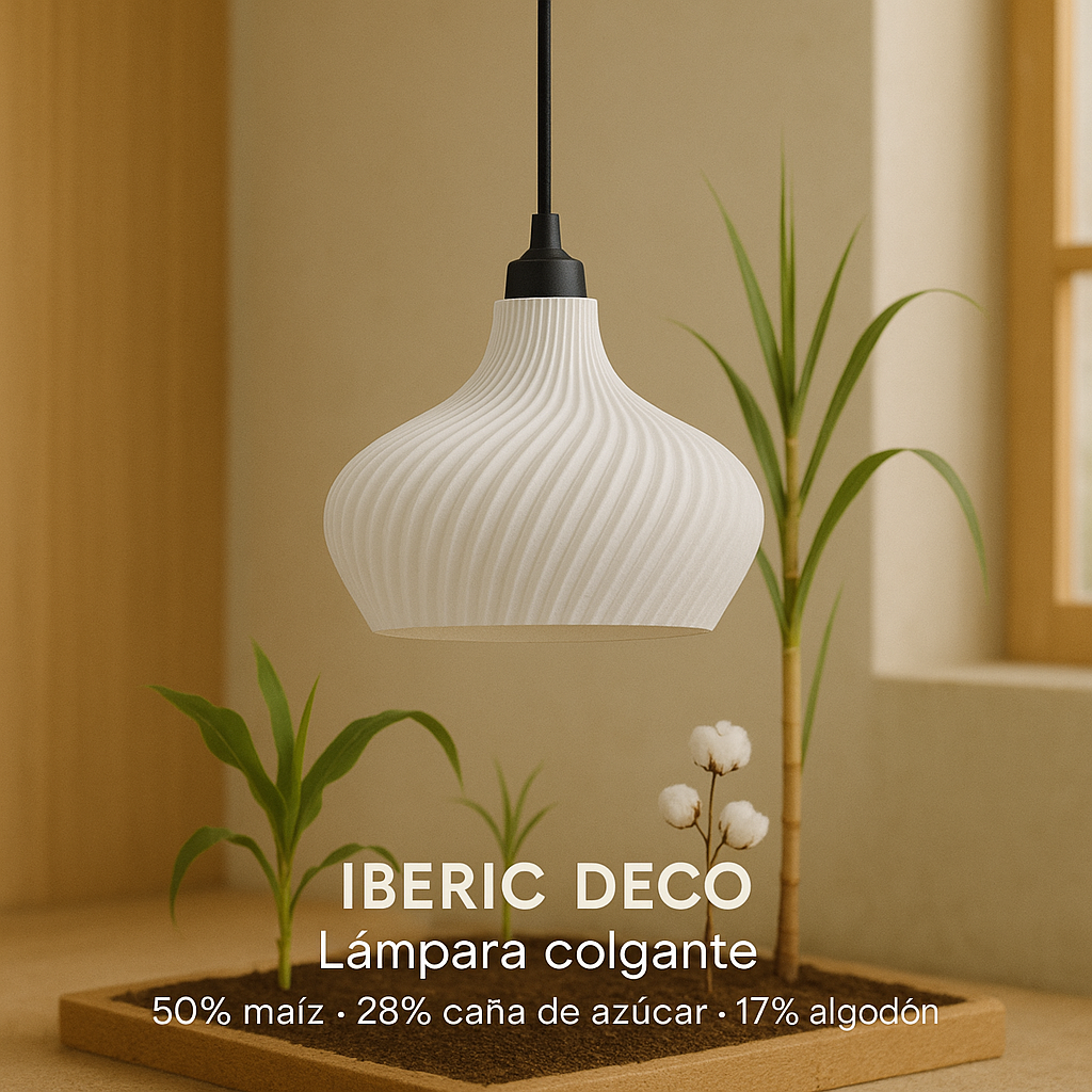 Candeeiro de teto modelo DAILA BLNN Branco /cabo preto/flor preta - 8