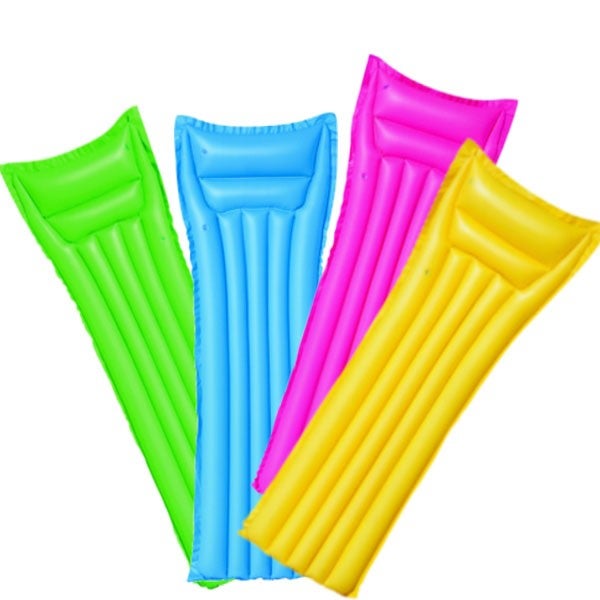 Kolorowy materac nadmuchiwany do zabawy na plaży i w basenie Bestway 183x69 cm, materiał trwały i odporny - 7