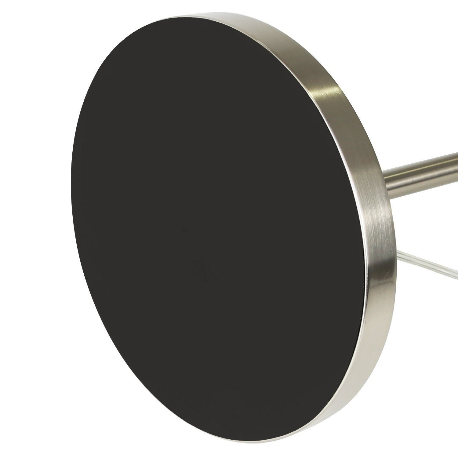 NETTLIFE Nowoczesna lampa podłogowa do salonu - Lampa podłogowa z kloszem w kształcie gwiazdy w kolorze złoto-szarym, 144 cm, z włącznikiem nożnym - 9