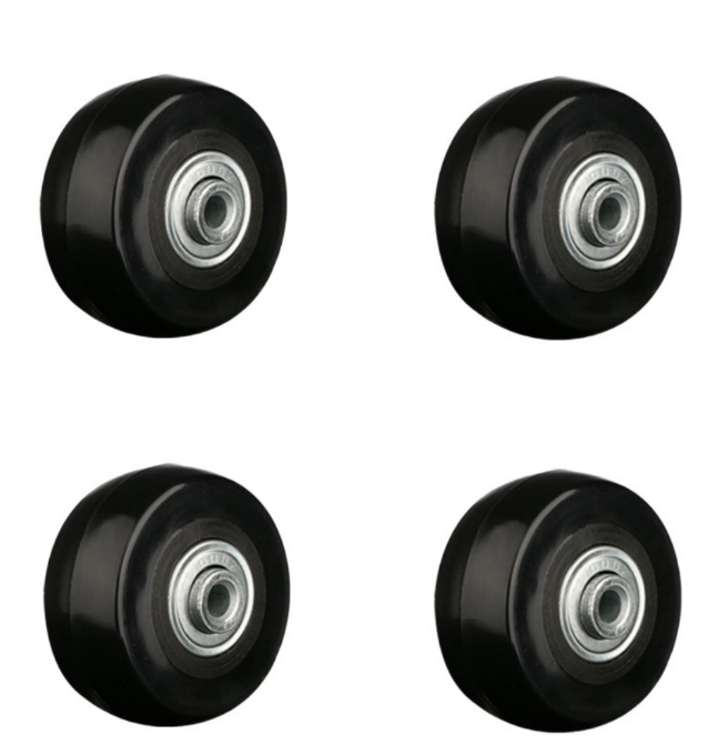 Kółka zapasowe do walizek, kółka zapasowe 50 x 18 mm do walizek, gumowe kółka zapasowe do walizek i wózków.