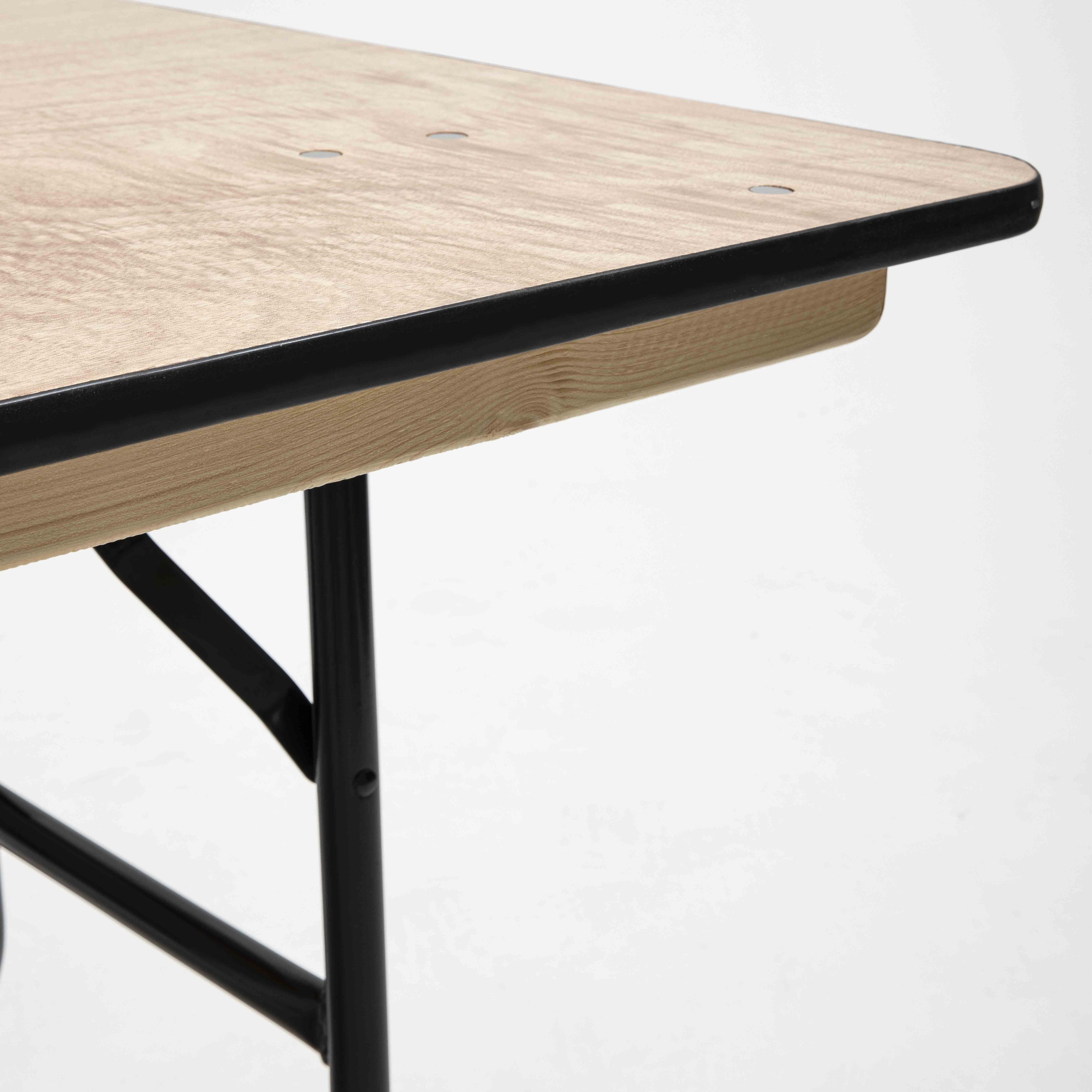 Table pliante en bois 200cm 10 places - 3