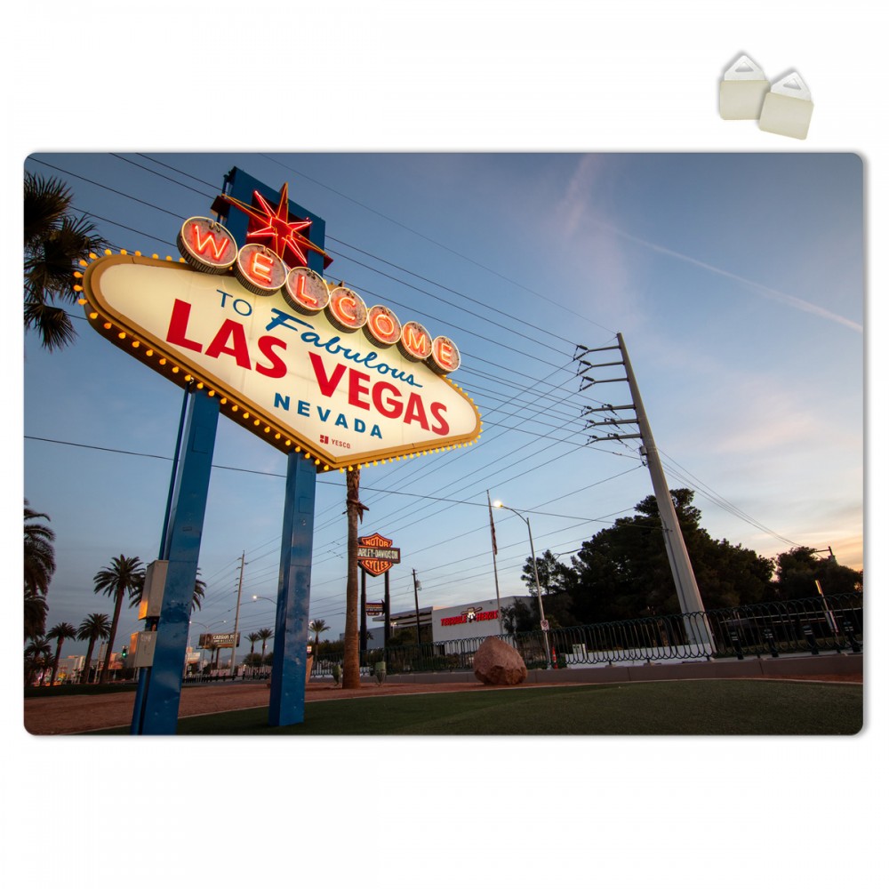 Las vegas - estructura poster de pvc forex expandido espesor 3 mm - dimensiones 100x70 cm