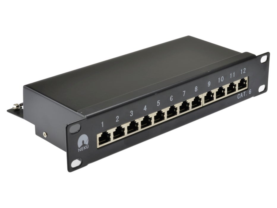 NEKU Patch panel patchpanel RACK 10'' 5e 12p FTP