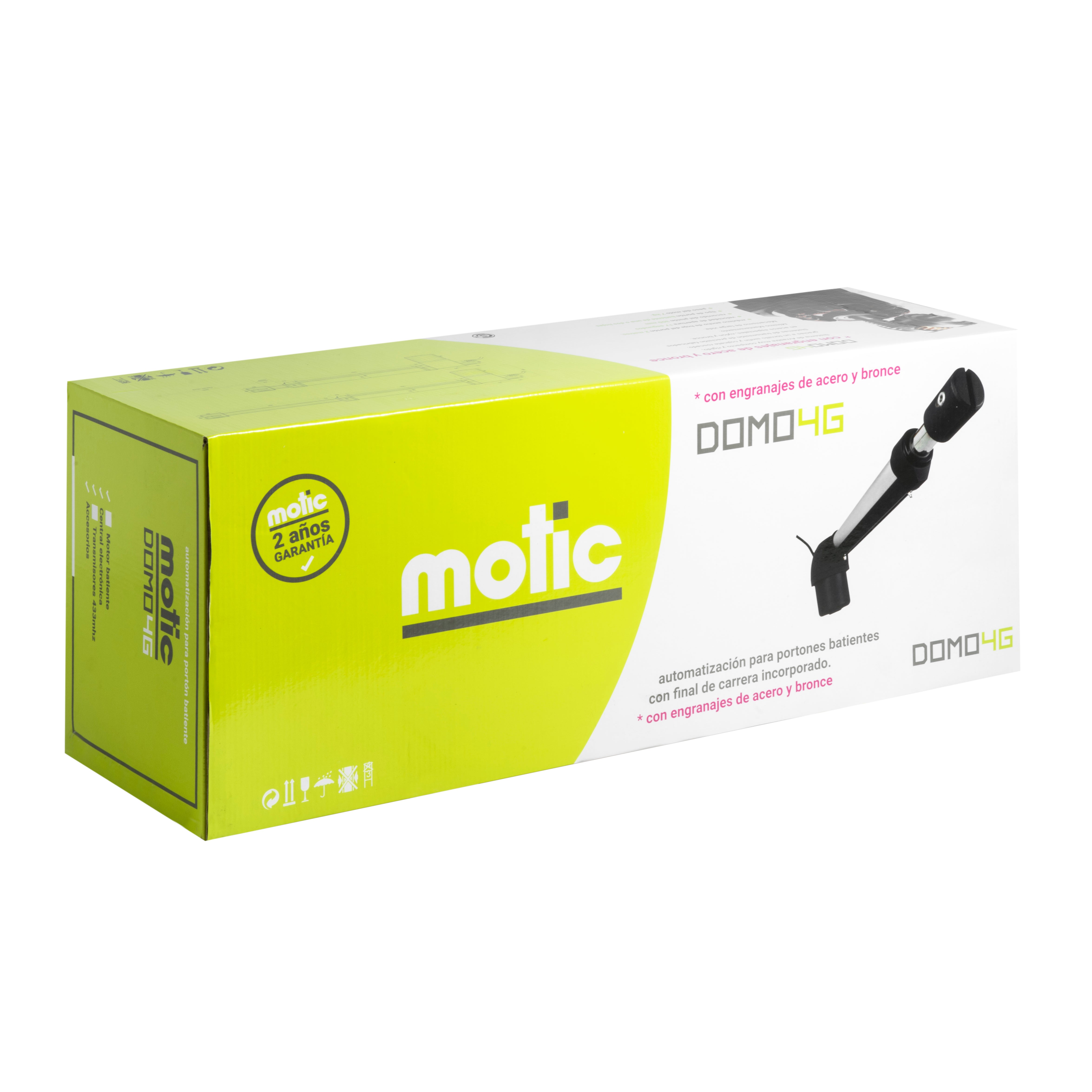 Motor Puerta Batiente 2 Hojas - Motores para Puertas Batientes- - Kit Incluye2 mandos a Distancia + fotocelulas + WIFI. Domo 4G Motic - 7