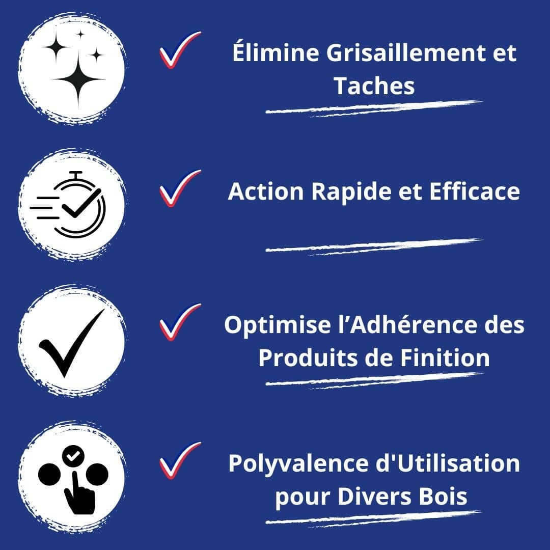 Degriseur Bois - 5 L - Codeve Bois - Pour Dégriser Un Bois Grisaillé, Noirci, Bruni Ou Taché Par L'humidité. - 3