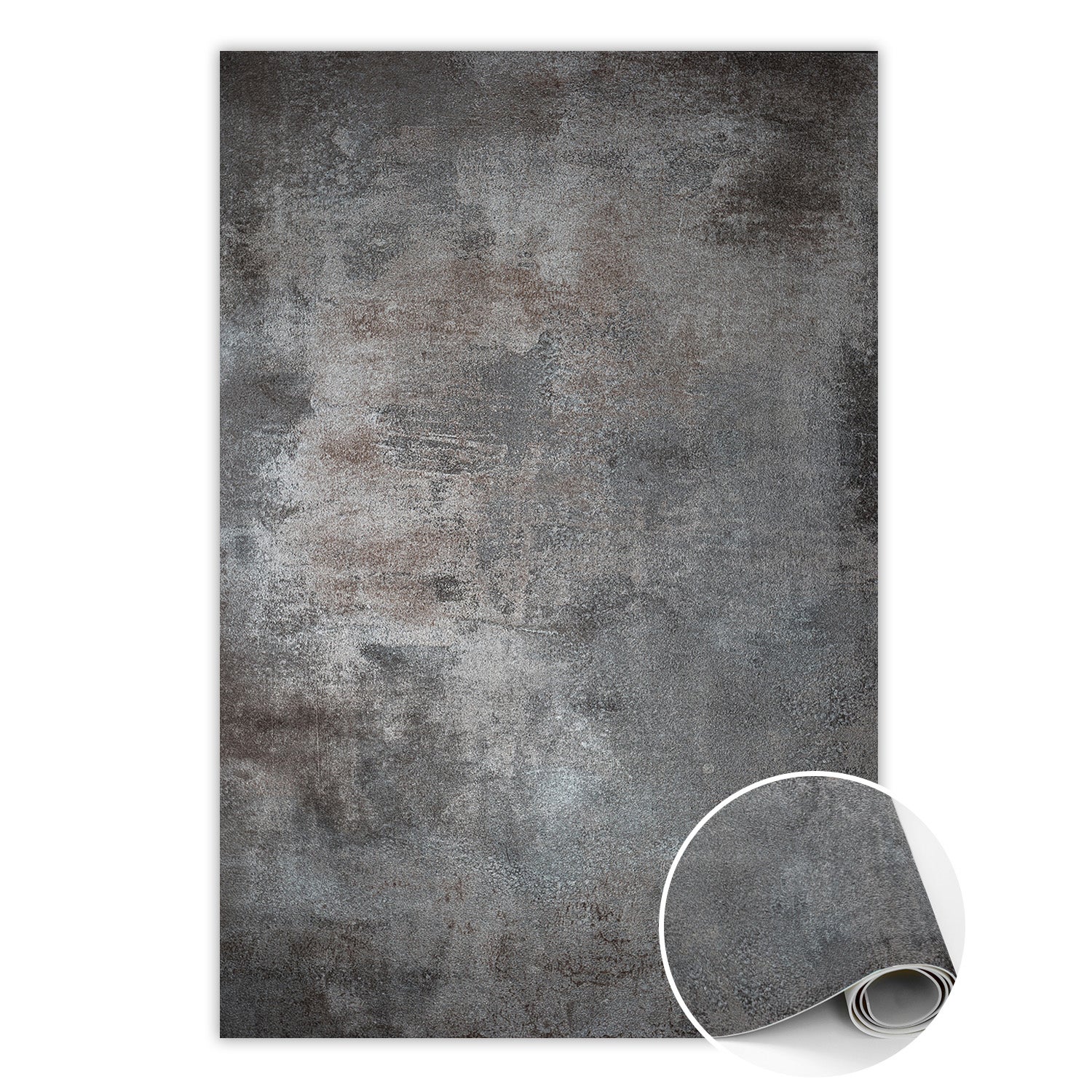 Dywan winylowy industrialny zardzewiała blacha, mata winylowa dekoracyjna do przedpokoju 60x90 cm – Tulup