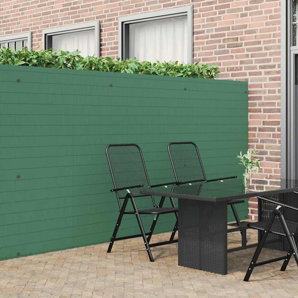 Vidaxl Valla De Jardín De Doble Cara, De Pvc, 1,8 X 3 M Verde Pvc, Leroy Merlin