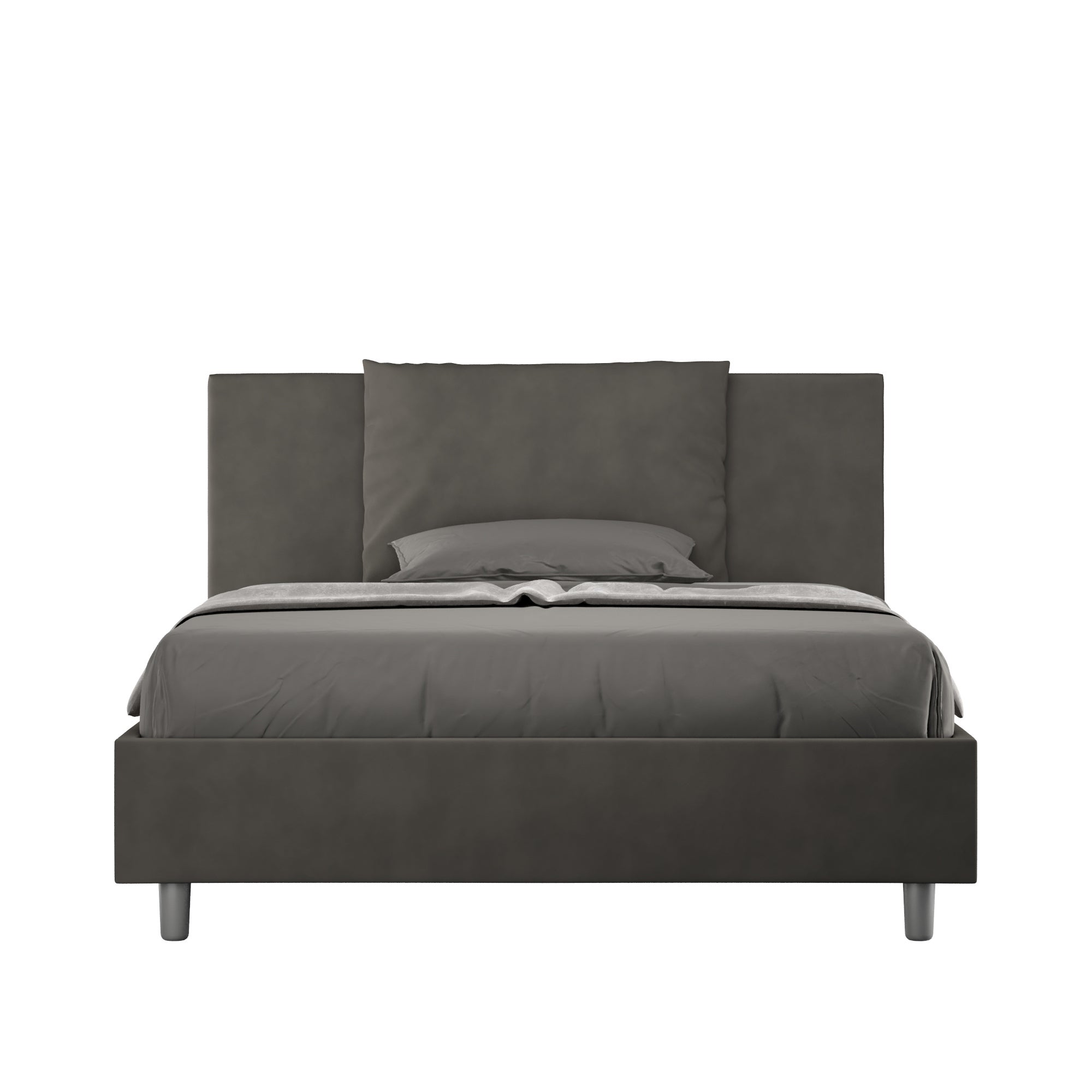 Tour De Lit Plissé Microfibre Bronwen Mathew - Petit Lit Double 122x190 Cm Rose Poudré